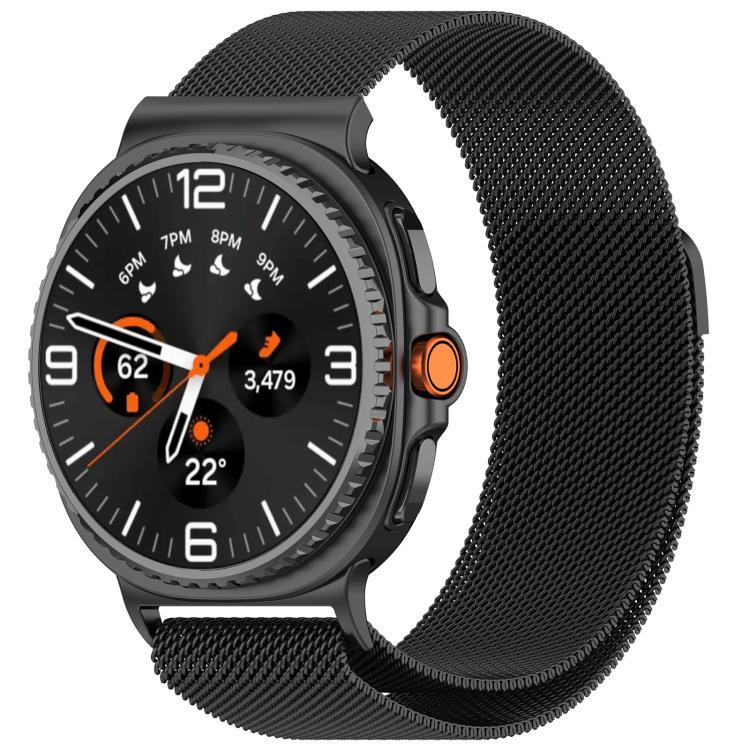 สายรัดนาฬิกาเหล็กกล้าไร้สนิมแม่เหล็กมิลาน สำหรับ Samsung Galaxy Watch8 / Watch8 Classic