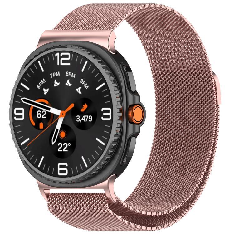 สายรัดนาฬิกาเหล็กกล้าไร้สนิมแม่เหล็กมิลาน สำหรับ Samsung Galaxy Watch8 / Watch8 Classic