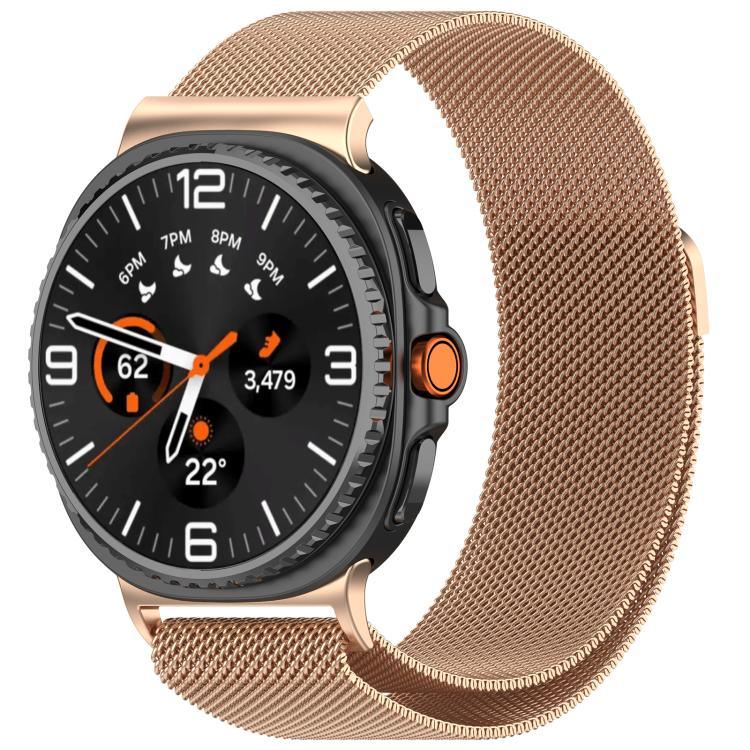 สายรัดนาฬิกาเหล็กกล้าไร้สนิมแม่เหล็กมิลาน สำหรับ Samsung Galaxy Watch8 / Watch8 Classic