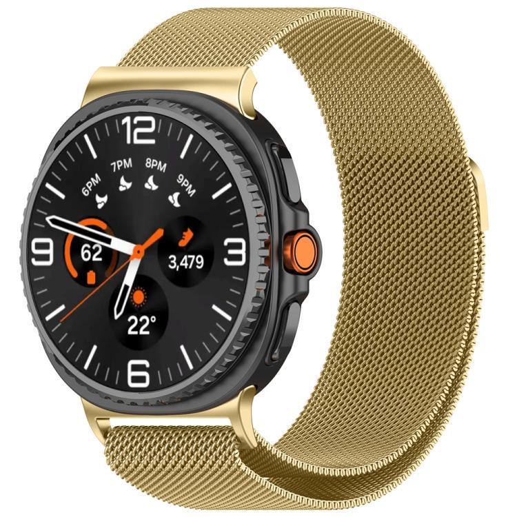 สายรัดนาฬิกาเหล็กกล้าไร้สนิมแม่เหล็กมิลาน สำหรับ Samsung Galaxy Watch8 / Watch8 Classic