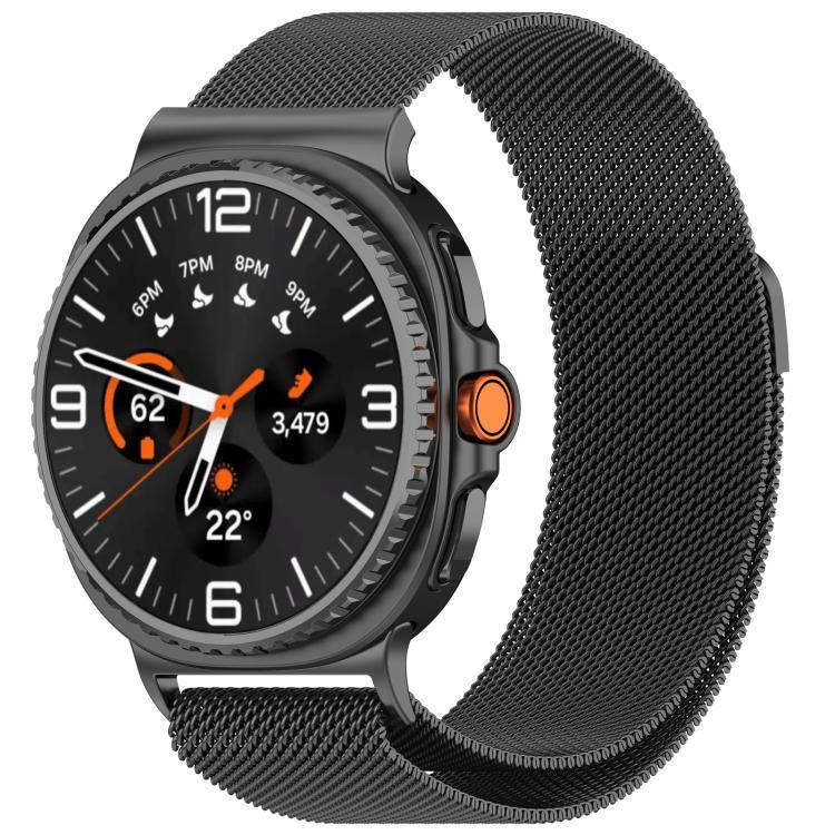 สายรัดนาฬิกาเหล็กกล้าไร้สนิมแม่เหล็กมิลาน สำหรับ Samsung Galaxy Watch8 / Watch8 Classic