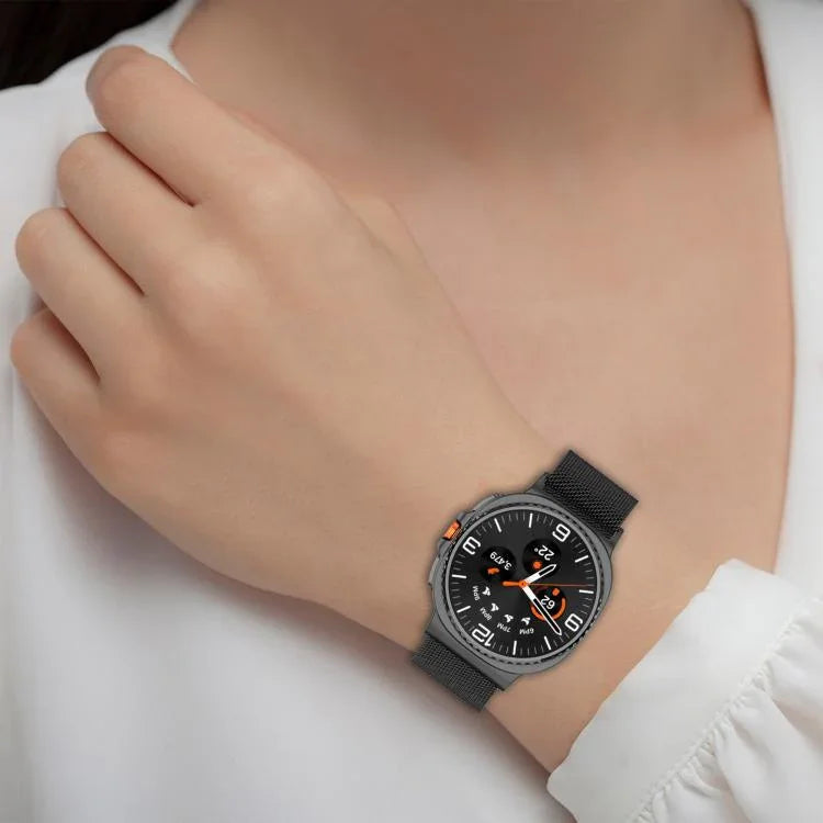 สายรัดนาฬิกาเหล็กกล้าไร้สนิมแม่เหล็กมิลาน สำหรับ Samsung Galaxy Watch8 / Watch8 Classic