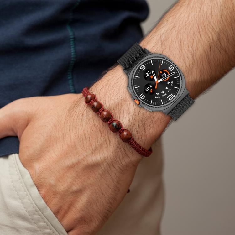 สายรัดนาฬิกาเหล็กกล้าไร้สนิมแม่เหล็กมิลาน สำหรับ Samsung Galaxy Watch8 / Watch8 Classic