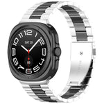 Three Beads Stainless Steel Watch Band with Removal Tool, For Samsung Galaxy Watch8 / Watch8 Classic