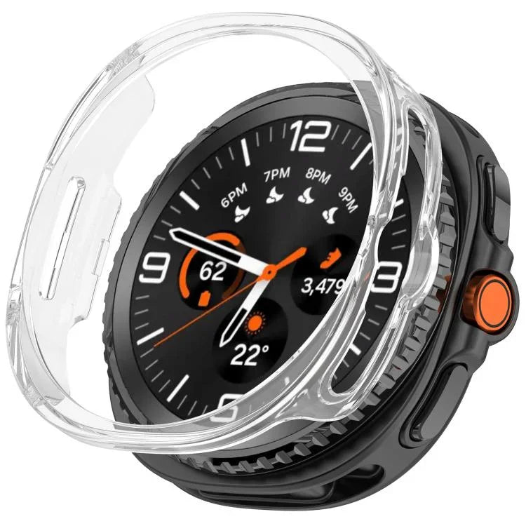 ฝาครอบนาฬิกา PC แบบครึ่งปกคลุมและกลวง สำหรับ Samsung Galaxy Watch8 Classic 46mm, สำหรับ Samsung Galaxy Watch 8 44mm, สำหรับ Samsung Galaxy Watch 8 40mm