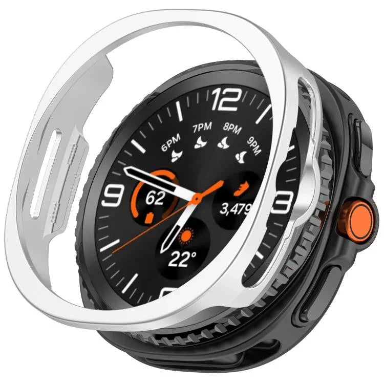 ฝาครอบนาฬิกา PC แบบครึ่งปกคลุมและกลวง สำหรับ Samsung Galaxy Watch8 Classic 46mm, สำหรับ Samsung Galaxy Watch 8 44mm, สำหรับ Samsung Galaxy Watch 8 40mm