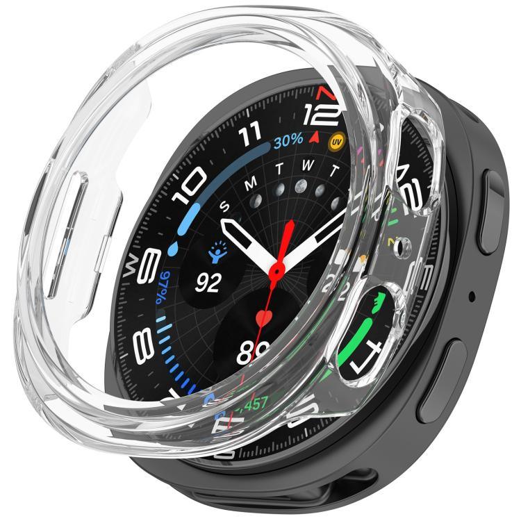ฝาครอบนาฬิกา PC แบบครึ่งปกคลุมและกลวง สำหรับ Samsung Galaxy Watch8 Classic 46mm, สำหรับ Samsung Galaxy Watch 8 44mm, สำหรับ Samsung Galaxy Watch 8 40mm