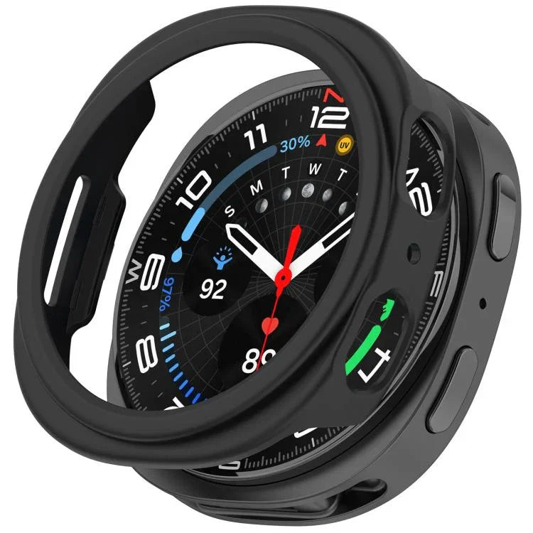 ฝาครอบนาฬิกา PC แบบครึ่งปกคลุมและกลวง สำหรับ Samsung Galaxy Watch8 Classic 46mm, สำหรับ Samsung Galaxy Watch 8 44mm, สำหรับ Samsung Galaxy Watch 8 40mm
