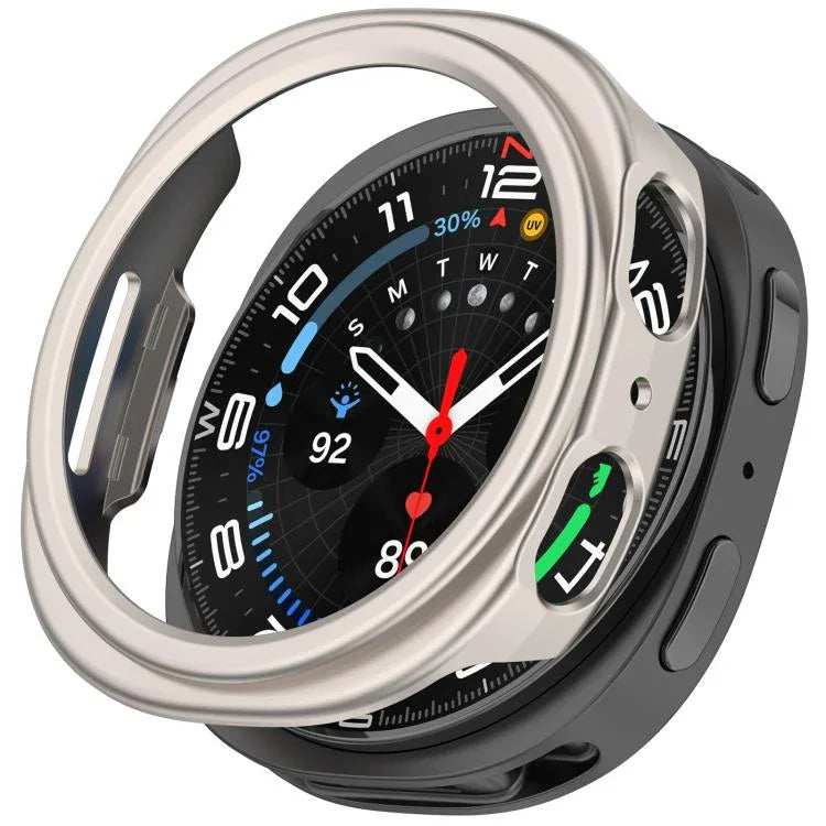 ฝาครอบนาฬิกา PC แบบครึ่งปกคลุมและกลวง สำหรับ Samsung Galaxy Watch8 Classic 46mm, สำหรับ Samsung Galaxy Watch 8 44mm, สำหรับ Samsung Galaxy Watch 8 40mm