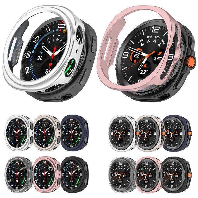 ฝาครอบนาฬิกา PC แบบครึ่งปกคลุมและกลวง สำหรับ Samsung Galaxy Watch8 Classic 46mm, สำหรับ Samsung Galaxy Watch 8 44mm, สำหรับ Samsung Galaxy Watch 8 40mm