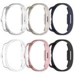 ฝาครอบนาฬิกา PC แบบครึ่งปกคลุมและกลวง สำหรับ Samsung Galaxy Watch8 Classic 46mm, สำหรับ Samsung Galaxy Watch 8 44mm, สำหรับ Samsung Galaxy Watch 8 40mm