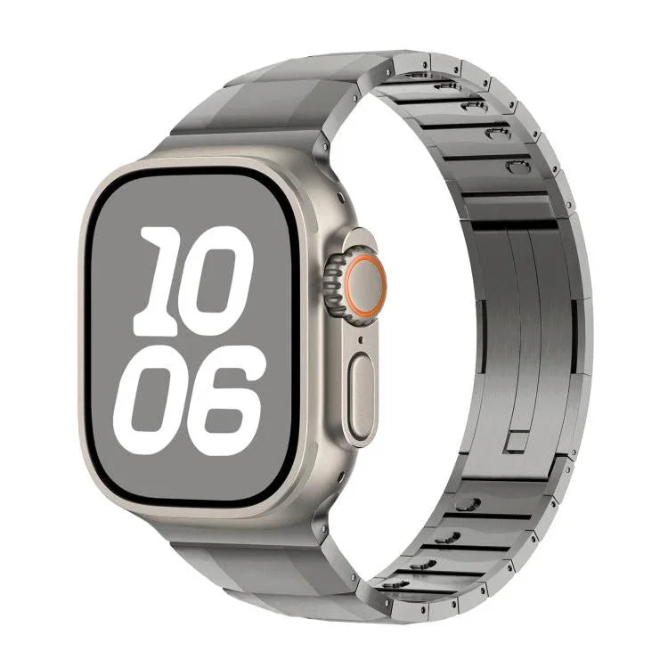 สายรัดนาฬิกาสแตนเลสสตีลถอดได้ข้างโค้ง สำหรับ Apple Watch ขนาด 46 มม. / 49 มม. / 45 มม. / 44 มม. สำหรับ Apple Watch ขนาด 42 มม. / 41 มม. / 40 มม. / 38 มม.