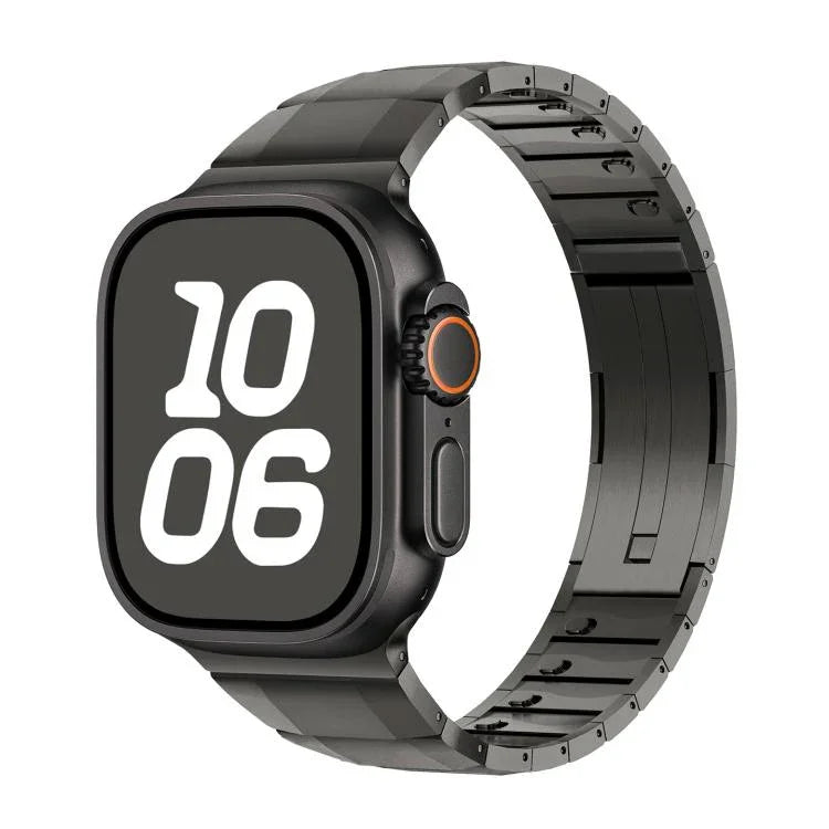 สายรัดนาฬิกาสแตนเลสสตีลถอดได้ข้างโค้ง สำหรับ Apple Watch ขนาด 46 มม. / 49 มม. / 45 มม. / 44 มม. สำหรับ Apple Watch ขนาด 42 มม. / 41 มม. / 40 มม. / 38 มม.
