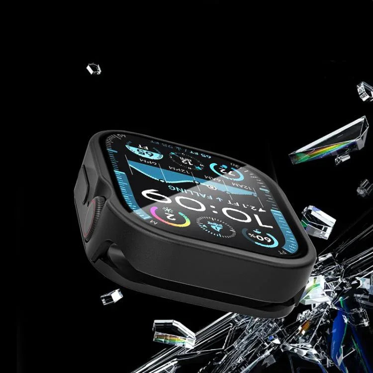 เคสอะลูมิเนียมแบบบูรณาการฟิล์มแข็ง สำหรับ Apple Watch Series 11 / 10 ขนาด 46 มม.
