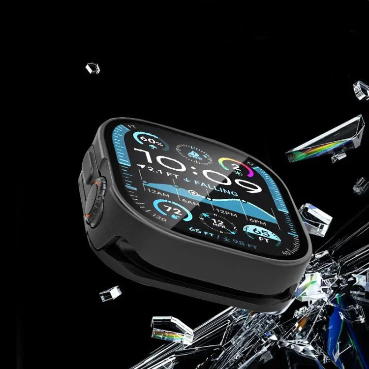 เคสอะลูมิเนียมแบบบูรณาการฟิล์มแข็ง สำหรับ Apple Watch Ultra 3 / 2 / 1 ขนาด 49 มม.