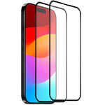 ฟิล์มกระจกนิรภัยพิมพ์ลายไหมกาวเต็มหน้าจอ NORTHJO A++ 0.3 มม. 2 ชิ้น สำหรับ iPhone 17 Pro Max, สำหรับ iPhone 17 Pro, สำหรับ iPhone 17, สำหรับ iPhone Air