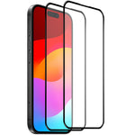 ฟิล์มกระจกนิรภัยพิมพ์ลายไหมกาวเต็มหน้าจอ NORTHJO A++ 0.3 มม. 2 ชิ้น สำหรับ iPhone 17 Pro Max, สำหรับ iPhone 17 Pro, สำหรับ iPhone 17, สำหรับ iPhone Air