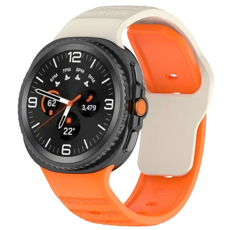 สายรัดนาฬิกาซิลิโคนลายจุดพร้อมหัวเข็มขัดปลดเร็ว สำหรับ Samsung Galaxy Watch8 / Watch8 Classic
