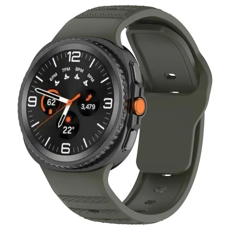 สายรัดนาฬิกาซิลิโคนลายจุดพร้อมหัวเข็มขัดปลดเร็ว สำหรับ Samsung Galaxy Watch8 / Watch8 Classic