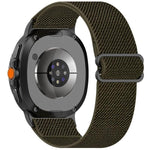 Ethnic Style Elastic Nylon Braided Watch Band, For Samsung Galaxy Watch8 / Watch8 Classic