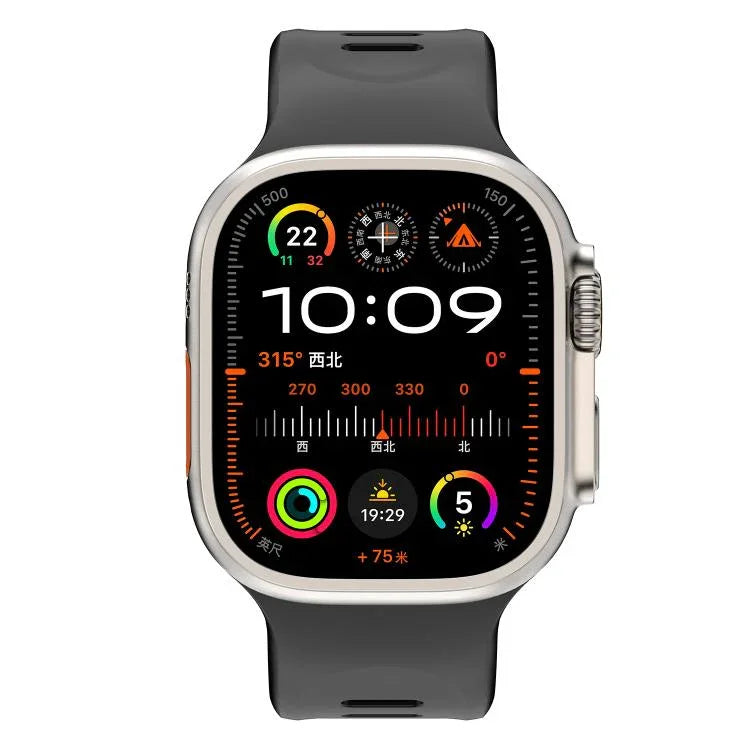 สายรัดนาฬิกาซิลิโคน Explorer สำหรับ Apple Watch ขนาด 46 มม. / 49 มม. / 45 มม. / 44 มม.