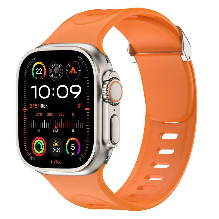สายรัดนาฬิกาซิลิโคน Explorer สำหรับ Apple Watch ขนาด 46 มม. / 49 มม. / 45 มม. / 44 มม.