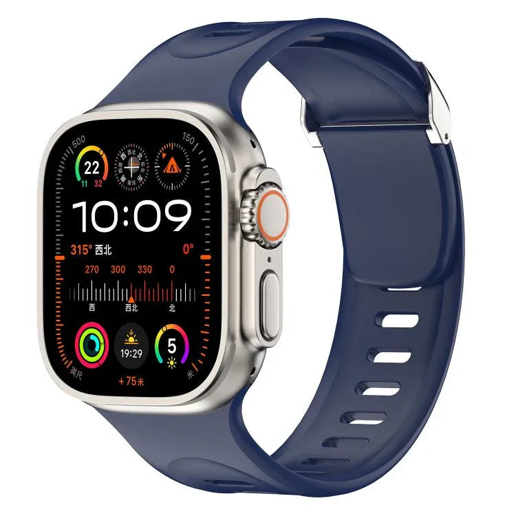 สายรัดนาฬิกาซิลิโคน Explorer สำหรับ Apple Watch ขนาด 46 มม. / 49 มม. / 45 มม. / 44 มม.