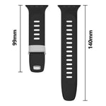 สายรัดนาฬิกาซิลิโคน Explorer สำหรับ Apple Watch ขนาด 46 มม. / 49 มม. / 45 มม. / 44 มม.