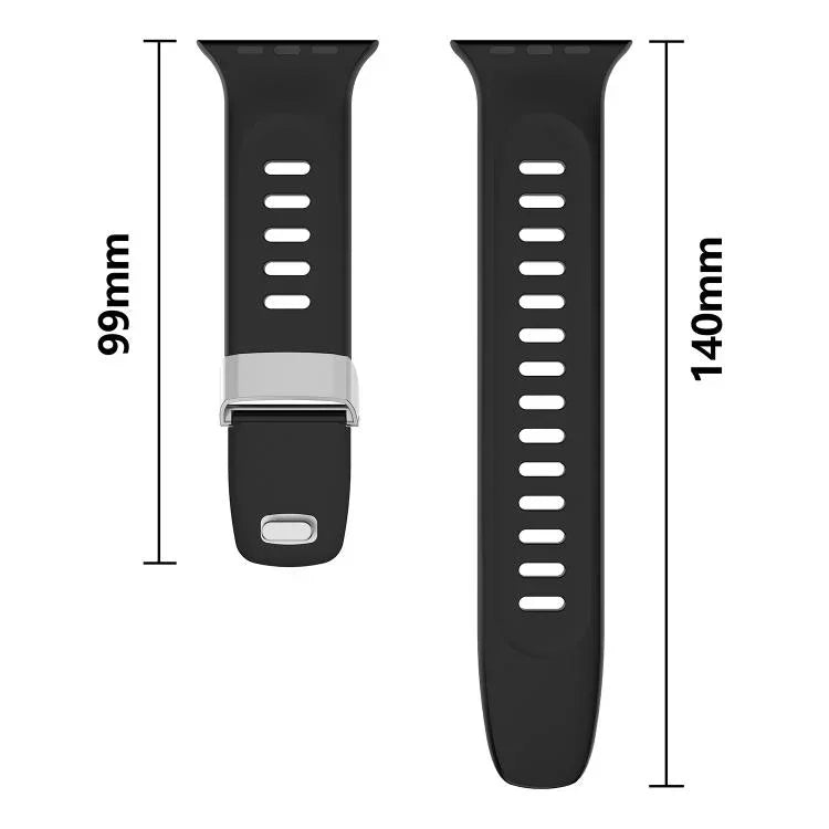 สายรัดนาฬิกาซิลิโคน Explorer สำหรับ Apple Watch ขนาด 46 มม. / 49 มม. / 45 มม. / 44 มม.