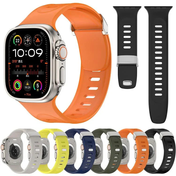 สายรัดนาฬิกาซิลิโคน Explorer สำหรับ Apple Watch ขนาด 46 มม. / 49 มม. / 45 มม. / 44 มม.