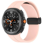 สายรัดนาฬิกาซิลิโคนหัวเข็มขัดแม่เหล็กพับได้ สำหรับ Samsung Galaxy Watch8 / Watch8 Classic