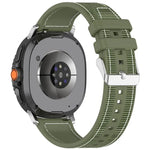 สายรัดนาฬิกาซิลิโคนถักไนลอนไฮบริด สำหรับ Samsung Galaxy Watch8 / Watch8 Classic