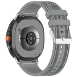 สายรัดนาฬิกาซิลิโคนถักไนลอนไฮบริด สำหรับ Samsung Galaxy Watch8 / Watch8 Classic