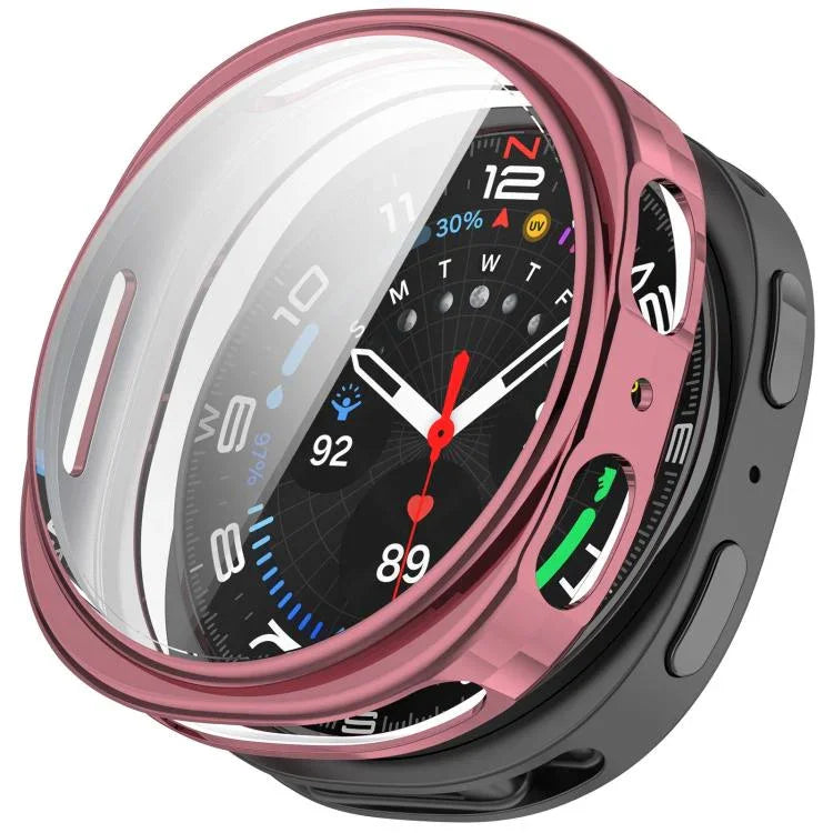 เคสป้องกันนาฬิกา TPU ชุบเคลือบแบบครอบคลุมทั้งหมด สำหรับ Samsung Galaxy Watch 8 44mm, สำหรับ Samsung Galaxy Watch 8 40mm