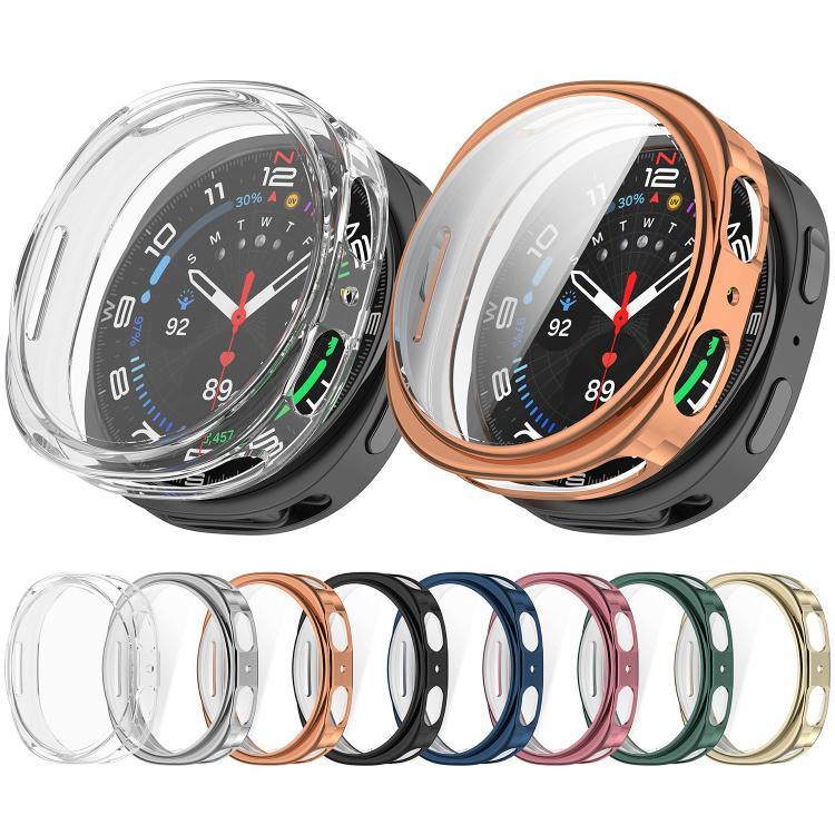 เคสป้องกันนาฬิกา TPU ชุบเคลือบแบบครอบคลุมทั้งหมด สำหรับ Samsung Galaxy Watch 8 44mm, สำหรับ Samsung Galaxy Watch 8 40mm