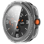 ฟิล์มกระจกนิรภัยแบบบูรณาการฝาครอบนาฬิกา PC สำหรับ Samsung Galaxy Watch8 Classic 46mm, สำหรับ Samsung Galaxy Watch 8 44mm, สำหรับ Samsung Galaxy Watch 8 40mm