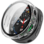 ฟิล์มกระจกนิรภัยแบบบูรณาการฝาครอบนาฬิกา PC สำหรับ Samsung Galaxy Watch8 Classic 46mm, สำหรับ Samsung Galaxy Watch 8 44mm, สำหรับ Samsung Galaxy Watch 8 40mm