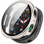 ฟิล์มกระจกนิรภัยแบบบูรณาการฝาครอบนาฬิกา PC สำหรับ Samsung Galaxy Watch8 Classic 46mm, สำหรับ Samsung Galaxy Watch 8 44mm, สำหรับ Samsung Galaxy Watch 8 40mm