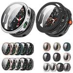 ฟิล์มกระจกนิรภัยแบบบูรณาการฝาครอบนาฬิกา PC สำหรับ Samsung Galaxy Watch8 Classic 46mm, สำหรับ Samsung Galaxy Watch 8 44mm, สำหรับ Samsung Galaxy Watch 8 40mm