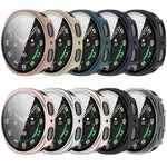 ฟิล์มกระจกนิรภัยแบบบูรณาการฝาครอบนาฬิกา PC สำหรับ Samsung Galaxy Watch8 Classic 46mm, สำหรับ Samsung Galaxy Watch 8 44mm, สำหรับ Samsung Galaxy Watch 8 40mm