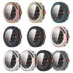 ฟิล์มกระจกนิรภัยแบบบูรณาการฝาครอบนาฬิกา PC สำหรับ Samsung Galaxy Watch8 Classic 46mm, สำหรับ Samsung Galaxy Watch 8 44mm, สำหรับ Samsung Galaxy Watch 8 40mm