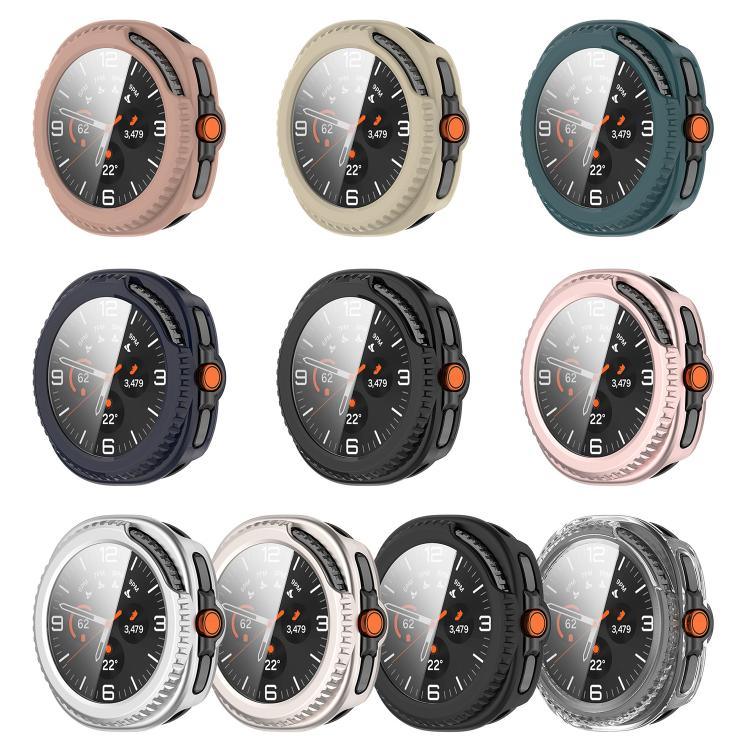 ฟิล์มกระจกนิรภัยแบบบูรณาการฝาครอบนาฬิกา PC สำหรับ Samsung Galaxy Watch8 Classic 46mm, สำหรับ Samsung Galaxy Watch 8 44mm, สำหรับ Samsung Galaxy Watch 8 40mm