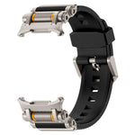 สายรัดนาฬิกาซิลิโคนพร้อมตัวเชื่อมต่อโลหะ สำหรับ Samsung Galaxy Watch Ultra 47mm / Ultra 2025