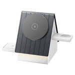 G68 แท่นชาร์จแม่เหล็กตั้งโต๊ะ 15W 3 in 1 สำหรับนาฬิกา โทรศัพท์ และหูฟัง รุ่น G68