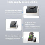 G68 แท่นชาร์จแม่เหล็กตั้งโต๊ะ 15W 3 in 1 สำหรับนาฬิกา โทรศัพท์ และหูฟัง รุ่น G68