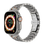 นาฬิกาสเตนเลสสตีลรูปแปดเหลี่ยม สำหรับ Apple Watch 46mm / 49mm / 45mm / 44mm
