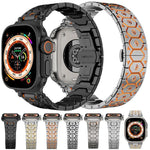 นาฬิกาสเตนเลสสตีลรูปแปดเหลี่ยม สำหรับ Apple Watch 46mm / 49mm / 45mm / 44mm