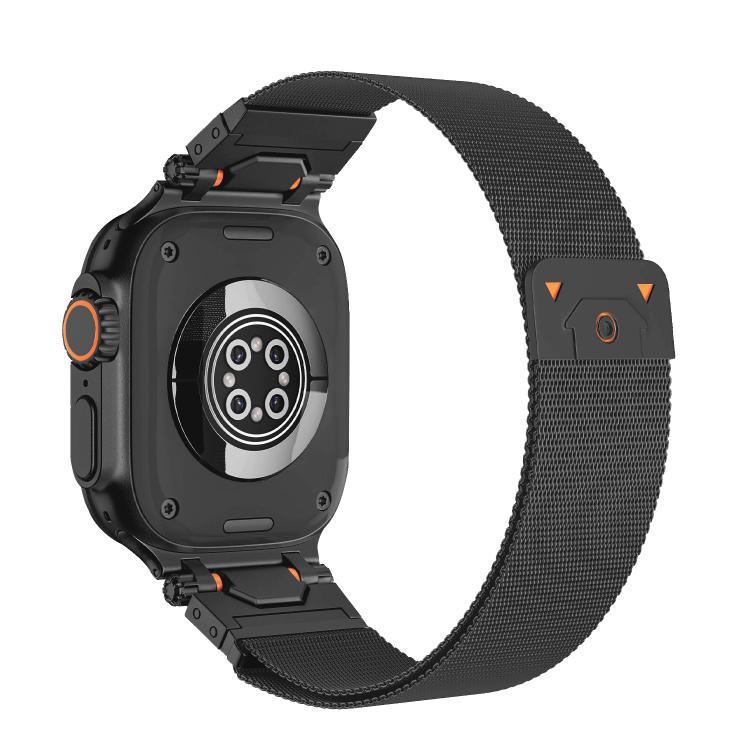 สายรัดนาฬิกาแม่เหล็กสเตนเลสสตีลมิลานีส สำหรับ Apple Watch 46mm / 49mm / 45mm / 44mm