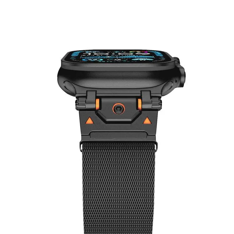 สายรัดนาฬิกาแม่เหล็กสเตนเลสสตีลมิลานีส สำหรับ Apple Watch 46mm / 49mm / 45mm / 44mm