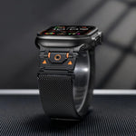 สายรัดนาฬิกาแม่เหล็กสเตนเลสสตีลมิลานีส สำหรับ Apple Watch 46mm / 49mm / 45mm / 44mm